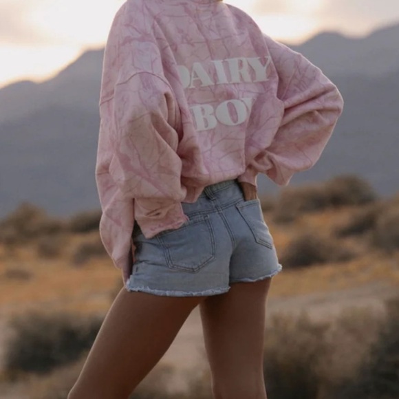 Dairy Boy Bubblegum Oversized Crewneck - Picture 6 of 8